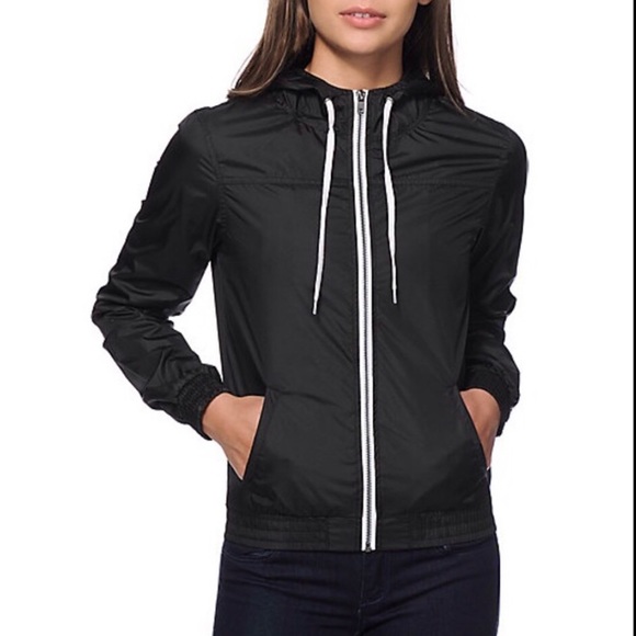 Urban Outfitters Jackets & Blazers - Zine Clothing/Zumiez Black Zip Windbreaker, Size M